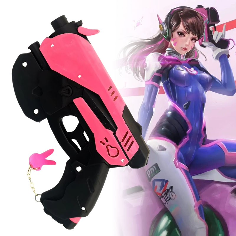 Anime Cosplay Real - Pistol senjata Pistol ukuran D.Va, mainan