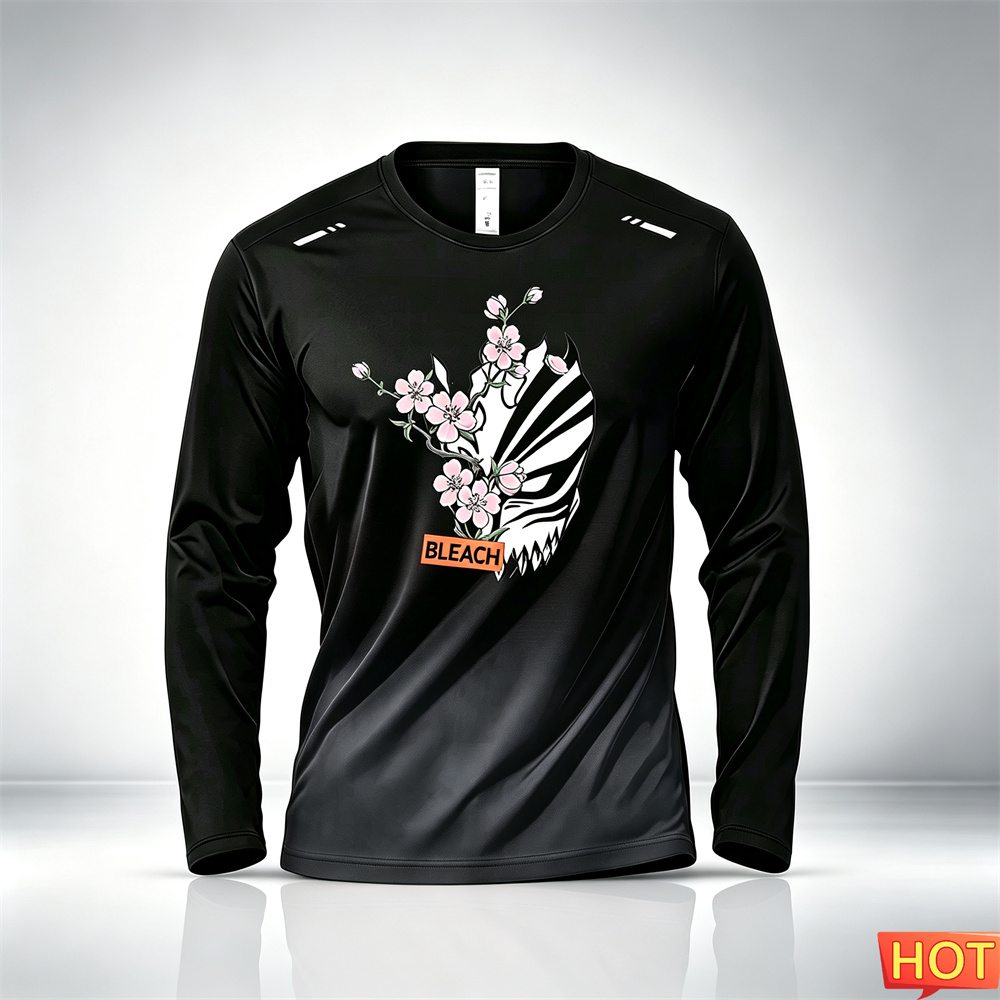 Anime & Cosplay Expo Acx 2025 - Kaos Lengan Panjang Pria Motif Anime,