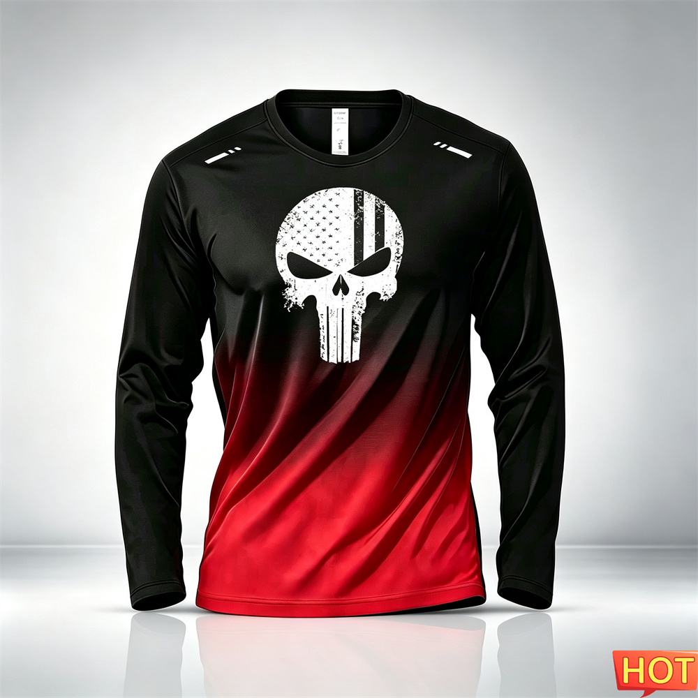 Anime & Cosplay Expo Acx 2025 - Kaos Fitness Pria Motif Gradasi Musim