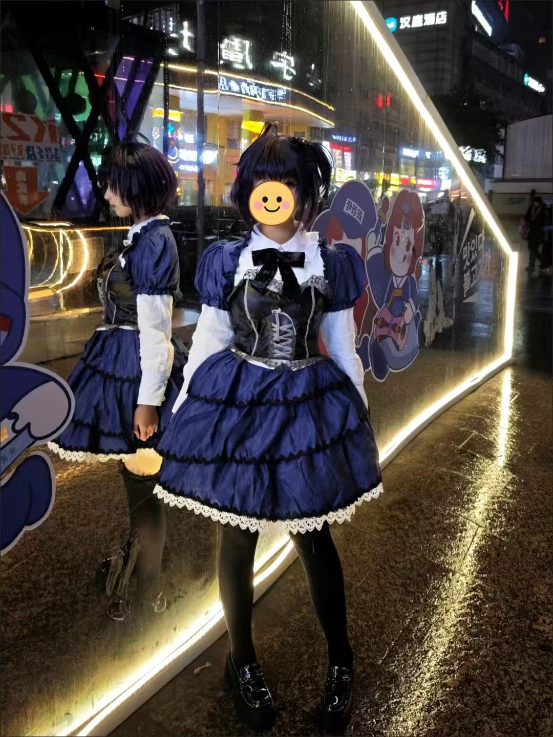 Anime Cosplay Lolita - Kostum Cosplay Rikka Takanashi Chūnibyō Demo