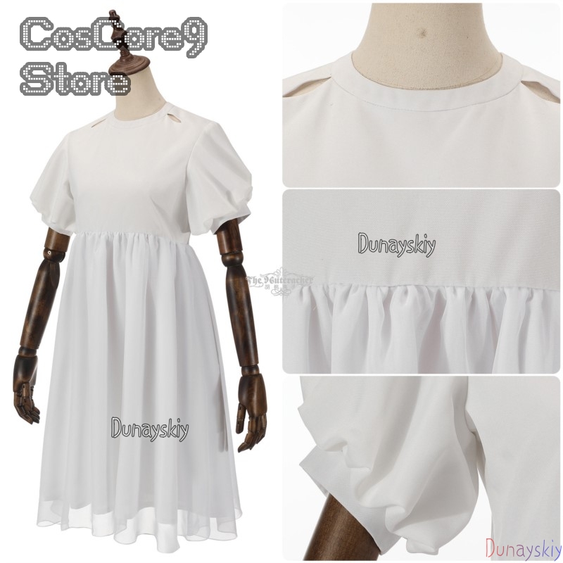 Anime Cosplay Kostüm - Kostum Cosplay Sua Gaun Putih untuk