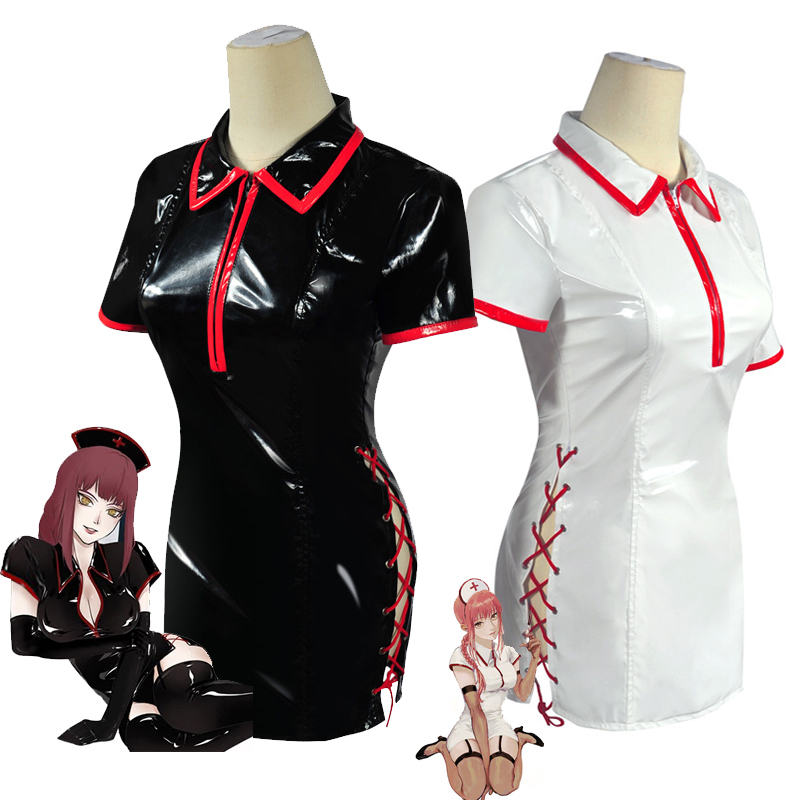 Anime Cosplay Chainsaw Man - Kostum Cosplay Pria Gergaji Anime Makima