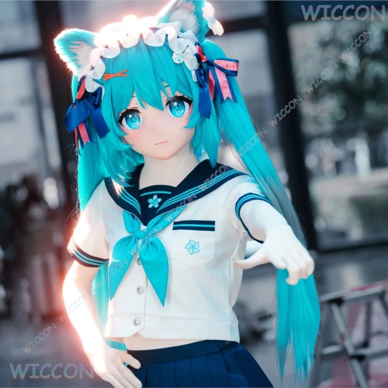 Anime Cosplay Face - Kigurumi Masker Wajah Wanita Cosplay Game