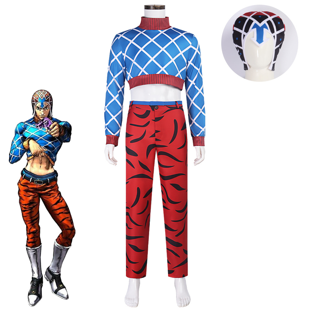 Cosplay Anime Jojo - Kostum Cosplay Anime JoJo Guido Mista