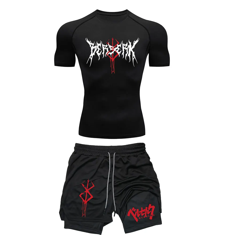 Anime & Cosplay Expo Acx 2025 - Setelan Kaos Ketat & Celana Pendek
