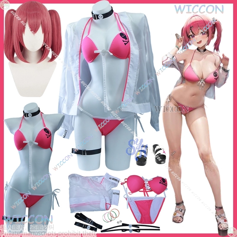 Anime Cosplay Bikini - Kostum Anime Kawaii Jirai Kei Mast