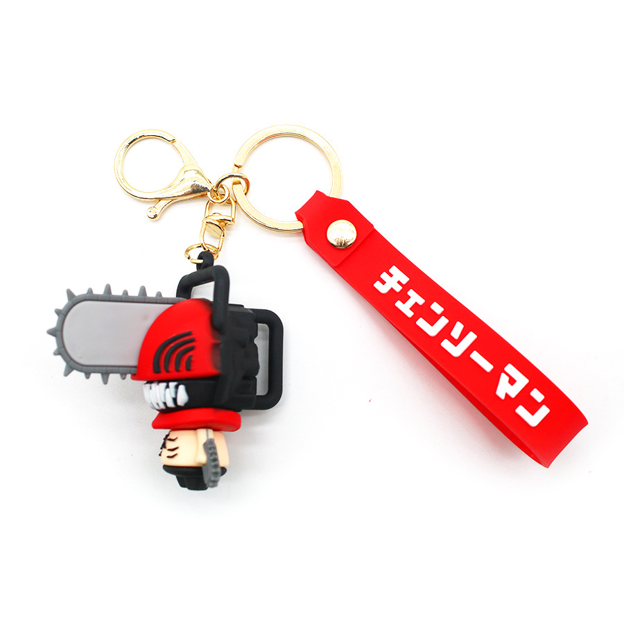 ! Gantungan Kunci Chainsaw Man - Anime Cosplay Chainsaw Man ulasan dan harga