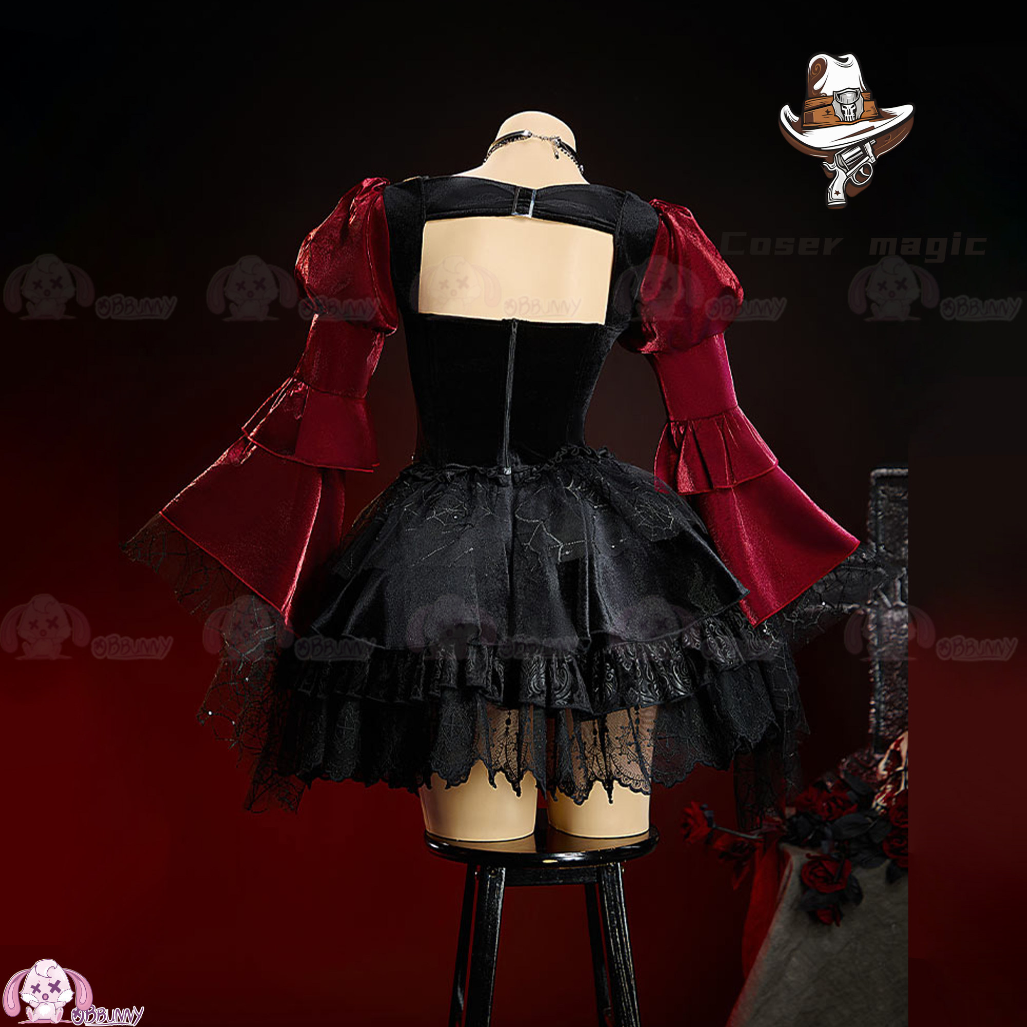 Gaun Lolita Gelap Gotik Dongen - Anime Cosplay Lolita ulasan dan harga