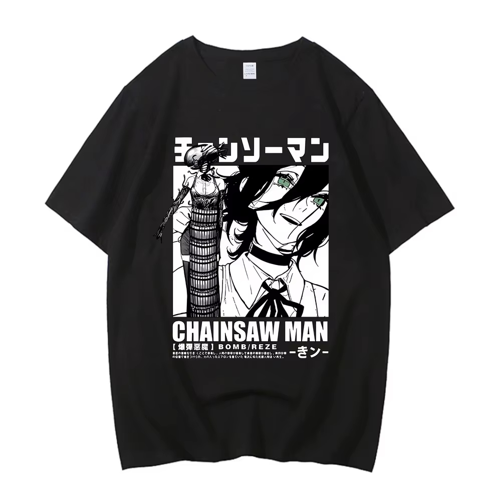 2026 Baru Chainsaw Man Asa Tee - Anime Cosplay Chainsaw Man ulasan dan harga