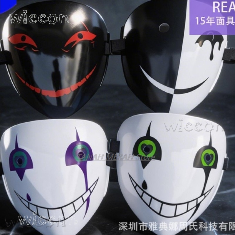 Topeng Yandere Wajah Penuh Hal - Anime Cosplay Face ulasan dan harga