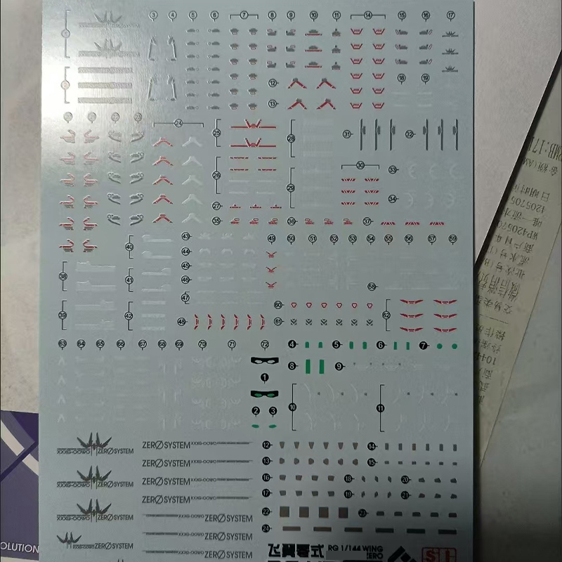 Stiker EVO Populer RG43 untuk  - Bandai Gundam Rg ulasan dan harga