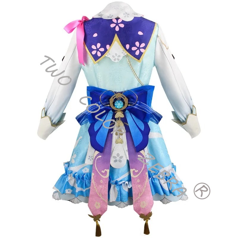 Kamisato Ayaka Cosplay Spiel G - Anime Cosplay Kostüm ulasan dan harga
