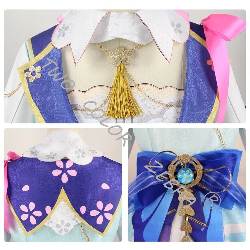 Kamisato Ayaka Cosplay Spiel G - Anime Cosplay Kostüm ulasan dan harga