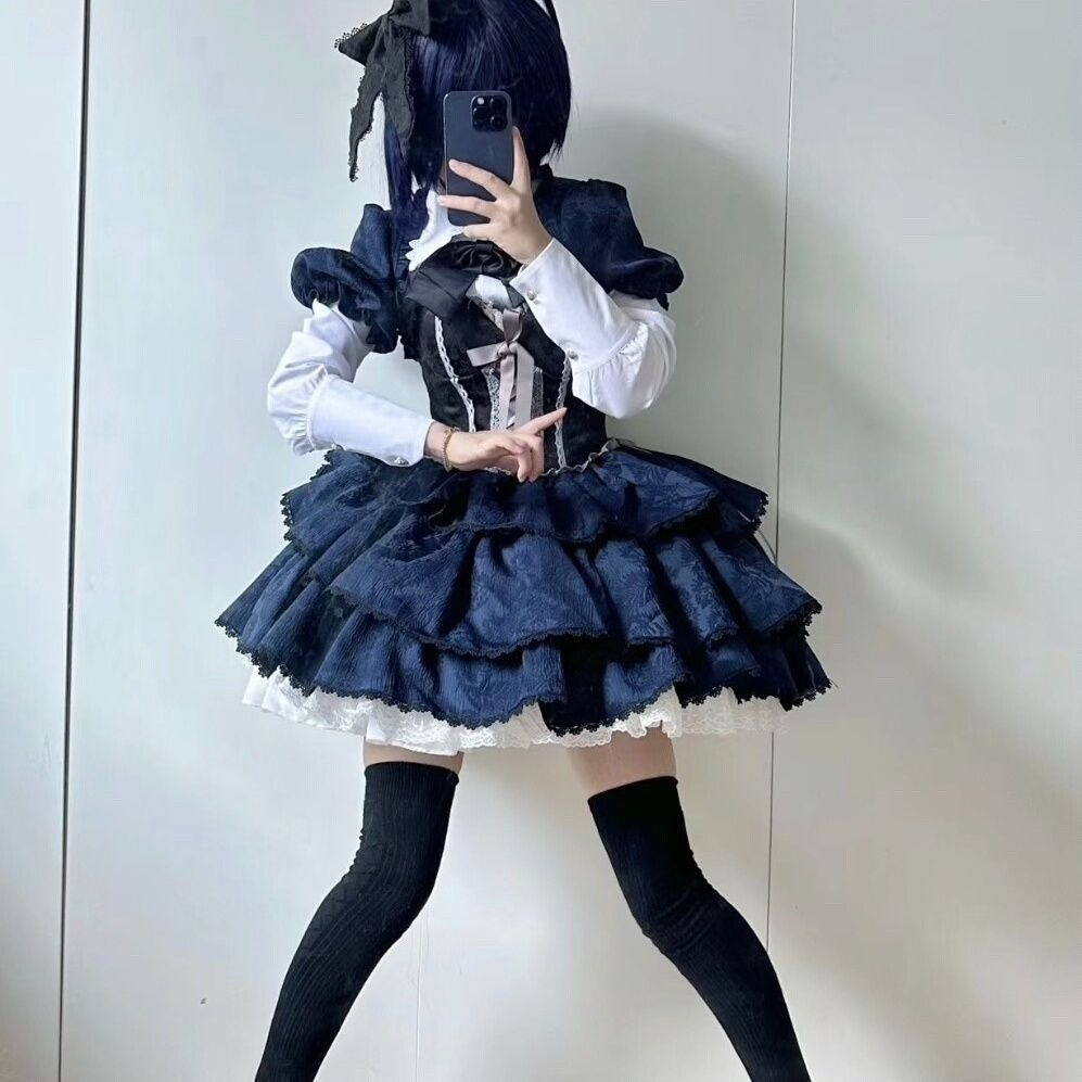 Kostum Cosplay Rikka Takanashi - Anime Cosplay Lolita ulasan dan harga