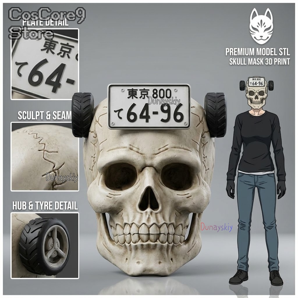 Dorohedoro Ebisu Masker Tengko - Anime Cosplay Face ulasan dan harga