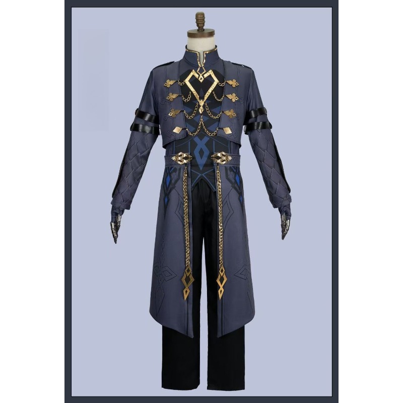 Kostum Cosplay Fatui The Capta - Anime Cosplay Mask ulasan dan harga