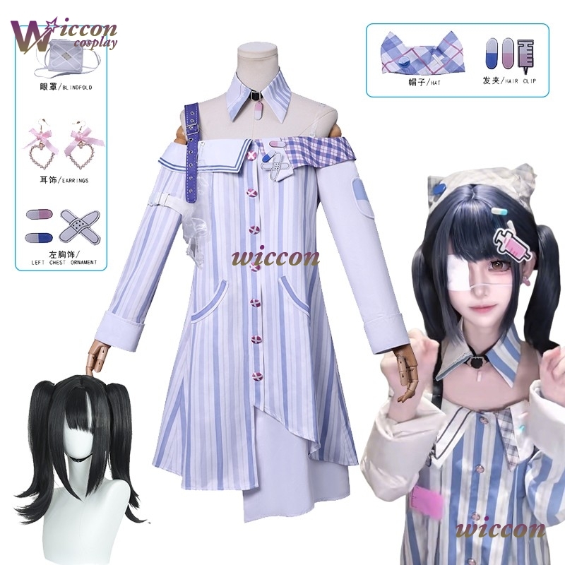 WuHu Infinity Nikki Kostum Cos - Anime Cosplay Girl Ideas ulasan dan harga