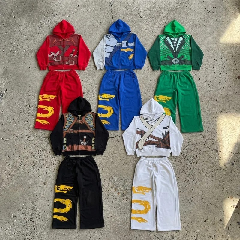 Set Hoodie Ninja Warrior Armor - Anime & Cosplay Expo Acx 2025 ulasan dan harga