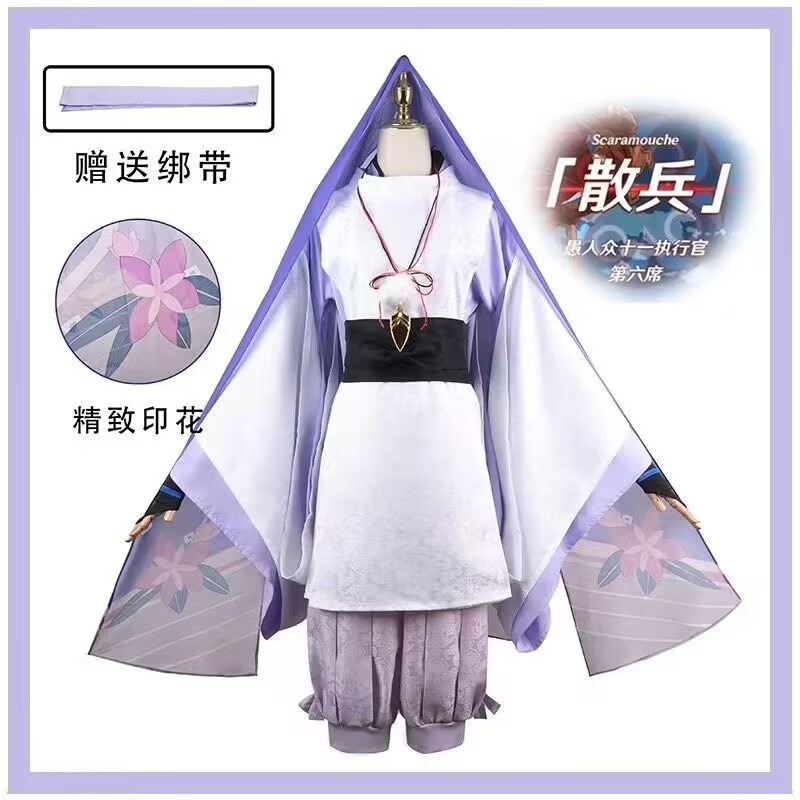 Kostum Cosplay Scaramouche The - Anime Cosplay Kostüm ulasan dan harga