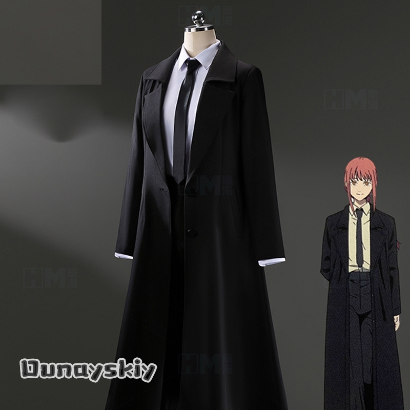 Kostum Cosplay Anime Man Makim - Anime Cosplay Chainsaw Man ulasan dan harga
