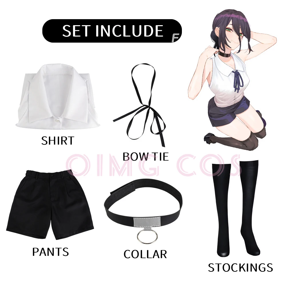 Kostum Cosplay Reze Chainsaw M - Anime Cosplay Chainsaw Man ulasan dan harga