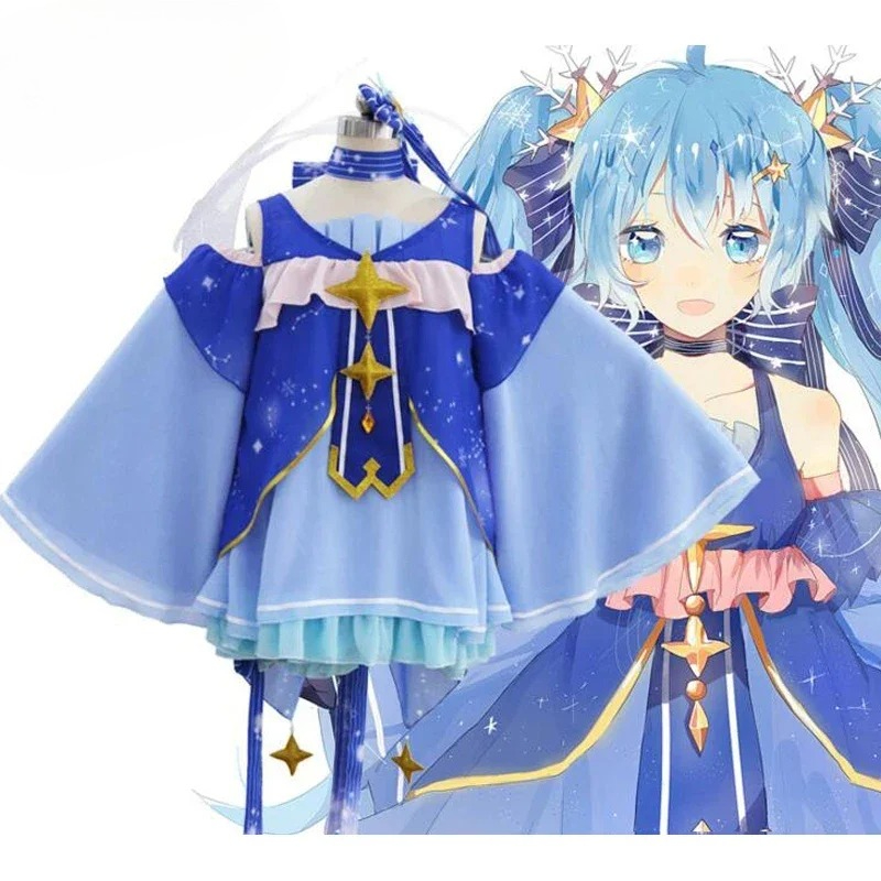 Kostum Cosplay Snow Mi ku untu - Anime Cosplay Lolita ulasan dan harga