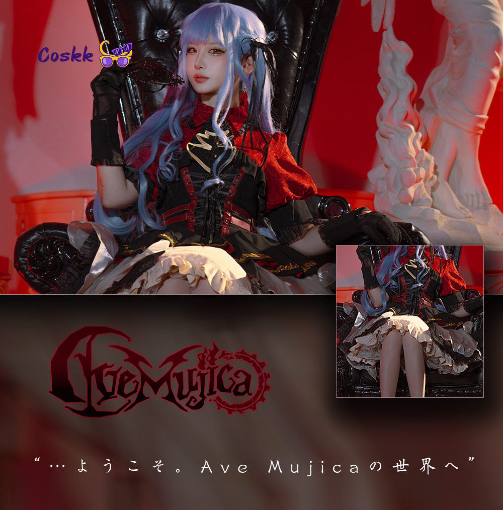 BanGDream! Kostum Cosplay Ave  - Anime Cosplay Lolita ulasan dan harga